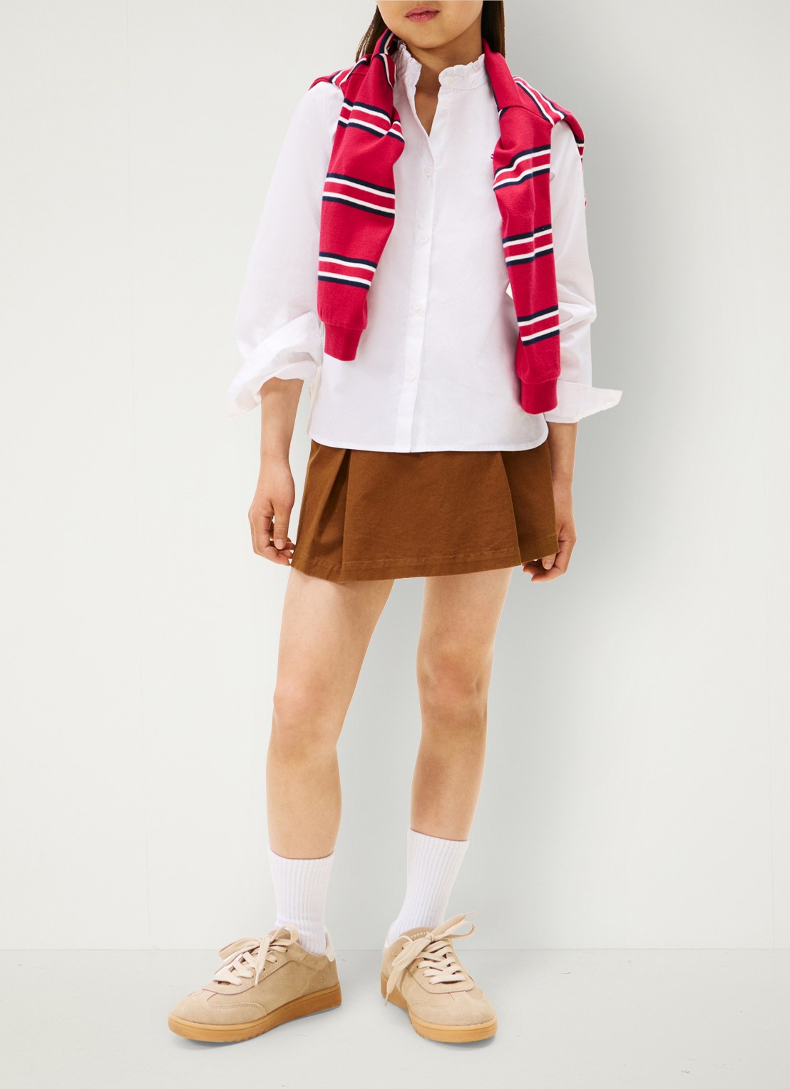 Tommy Hilfiger Blouse met logo - voorkant 2 wit