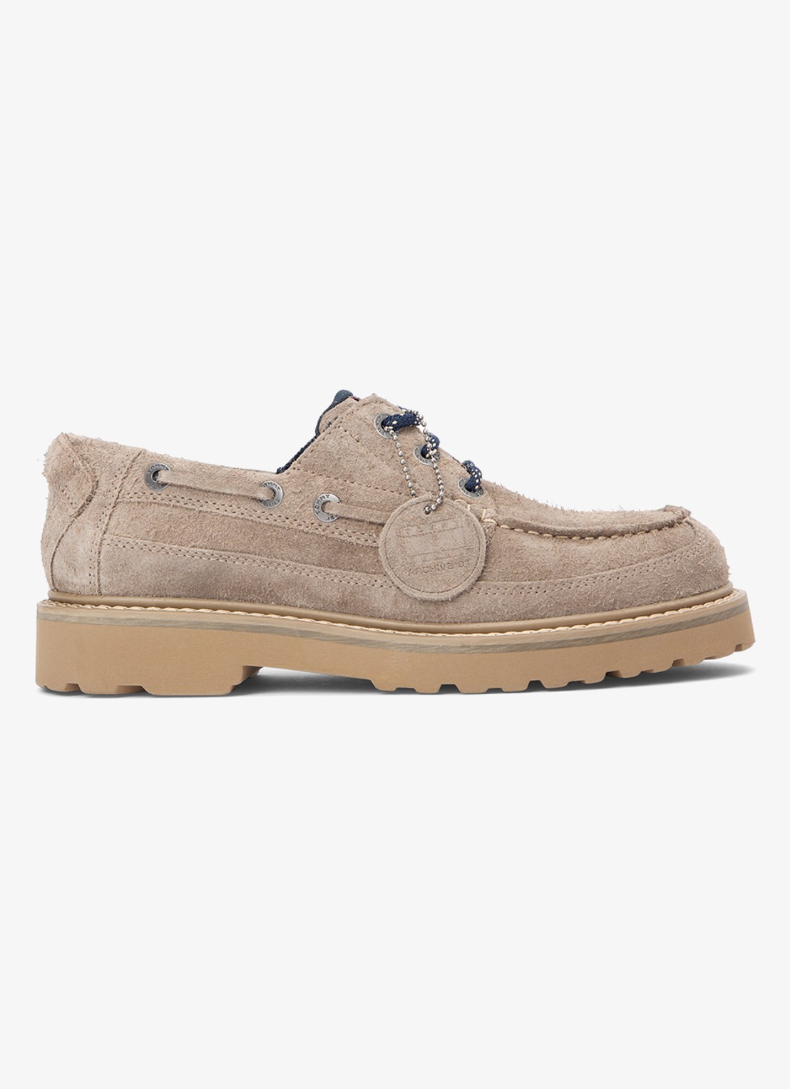 Tommy Hilfiger Bootschoen van suède - detail 5 lichtbruin