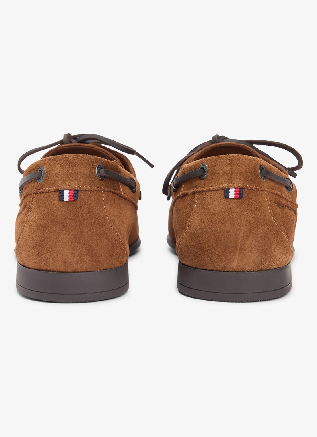 Tommy Hilfiger Bootschoen van suède - achterkant 6 bruin
