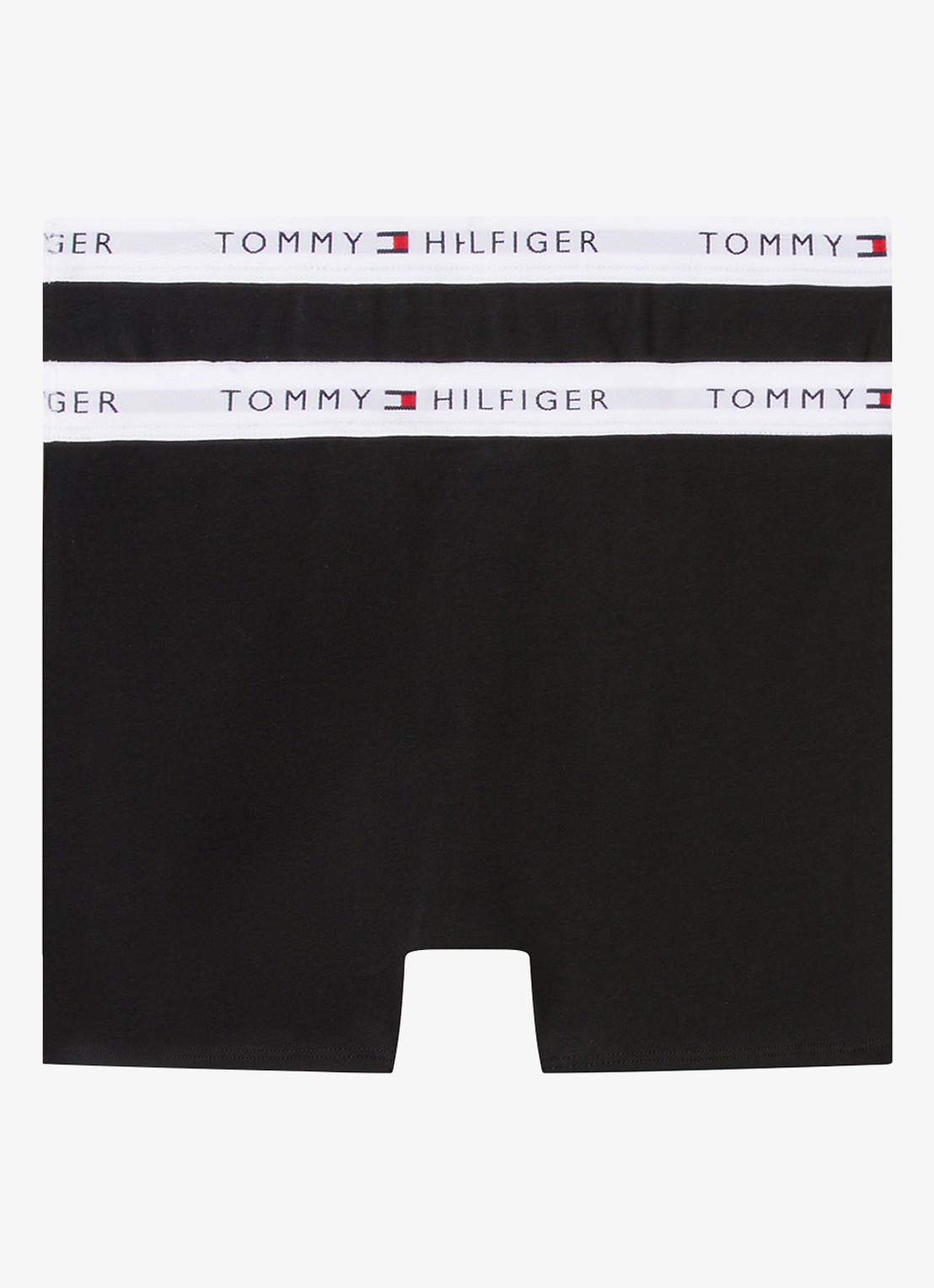 Tommy Hilfiger Boxershorts met logoband in 2-pack - achterkant 2 zwart