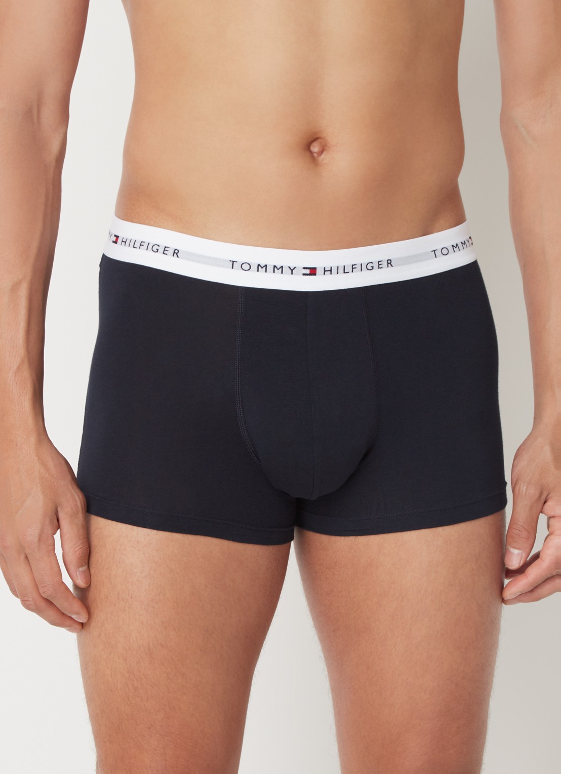 Tommy Hilfiger Boxershorts met logoband in 3-pack    - detail 2 donkerblauw