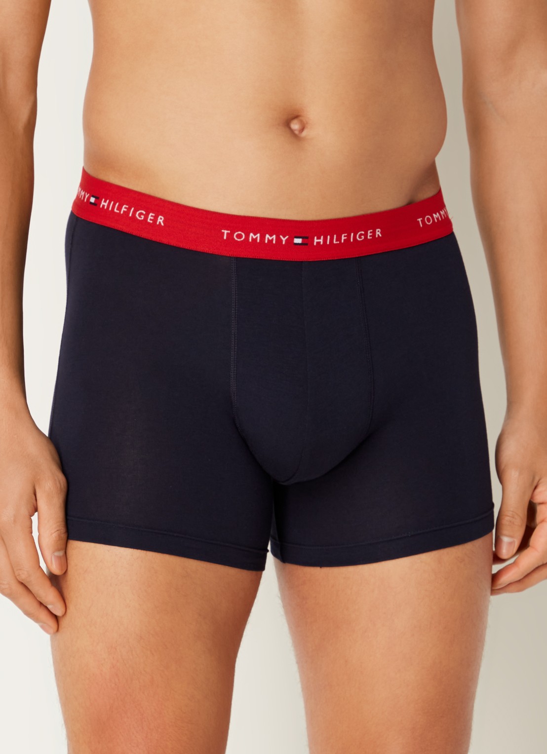 Tommy Hilfiger Boxershorts met logoband in 3-pack - detail 4 diepzwart