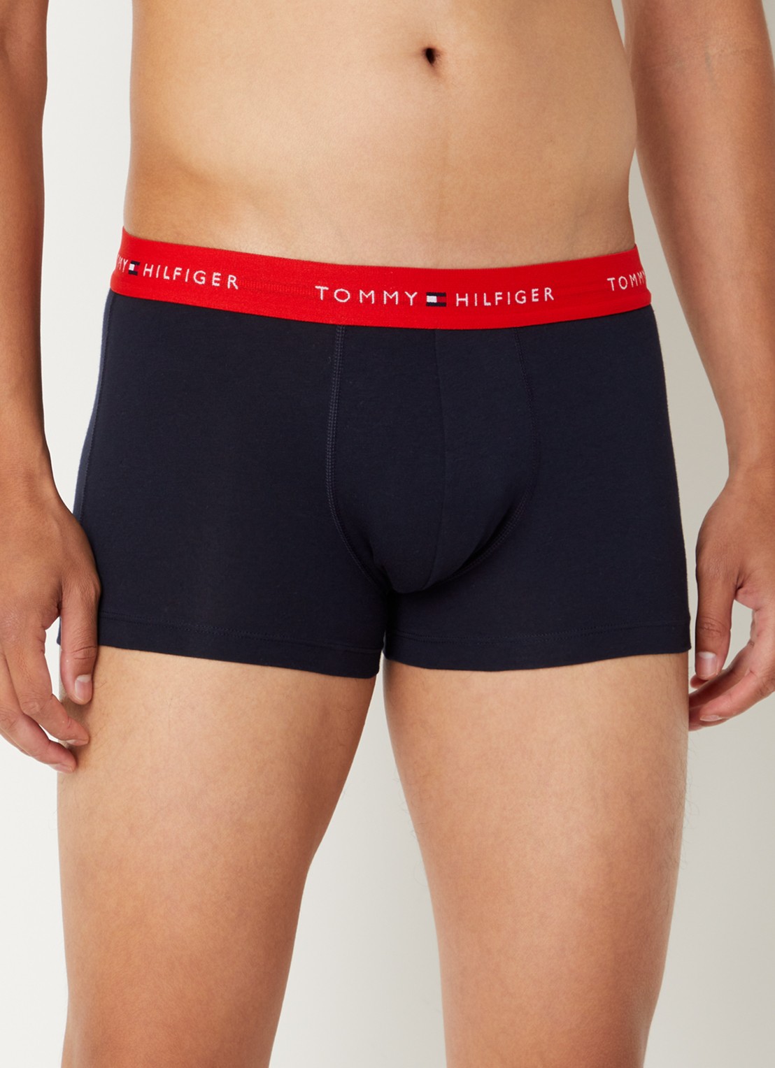 Tommy Hilfiger Boxershorts met logoband in 3-pack - detail 3 kobaltblauw