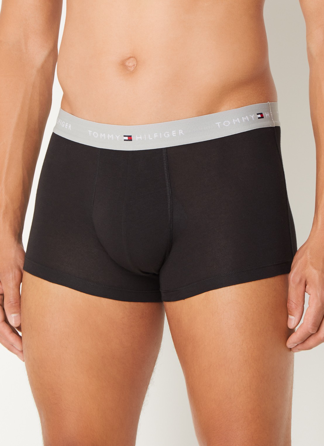 Tommy Hilfiger Boxershorts met logoband in 3-pack - detail 4 grijsmele