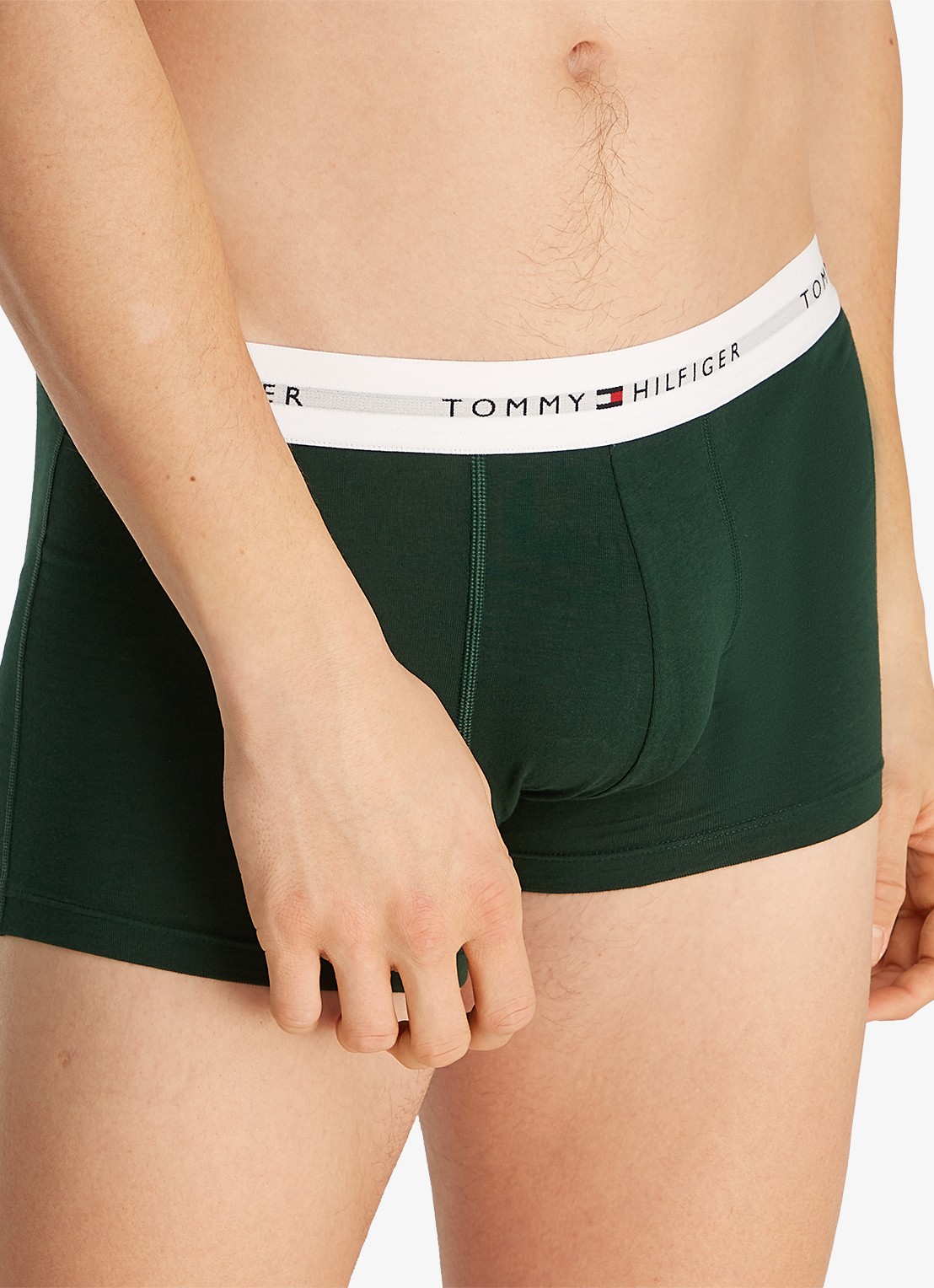 Tommy Hilfiger Boxershorts met logoband in 3-pack    - detail 4 donkergrijs