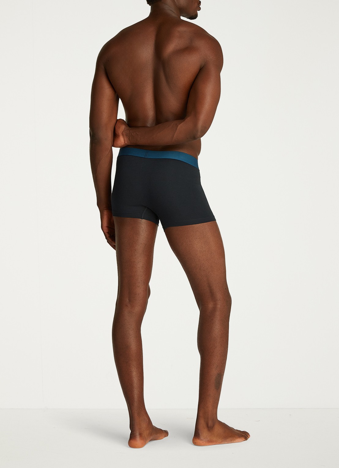 Tommy Hilfiger Boxershorts met logoband in 3-pack - achterkant donkerblauw