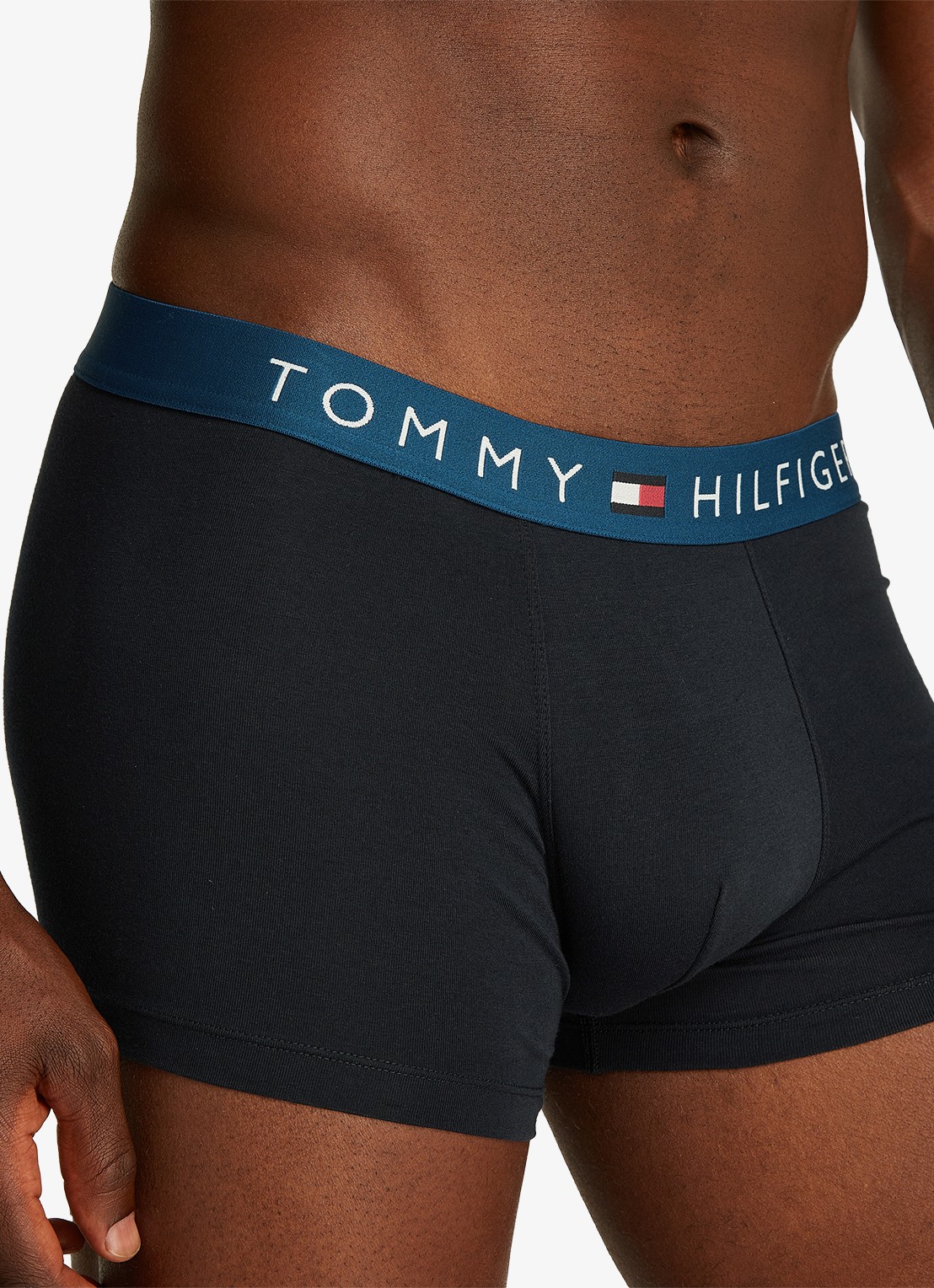 Tommy Hilfiger Boxershorts met logoband in 3-pack - detail 4 donkerblauw