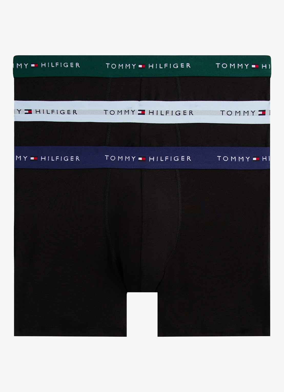Tommy Hilfiger Boxershorts met logoband in 3-pack - voorkant 6 lichtgroen