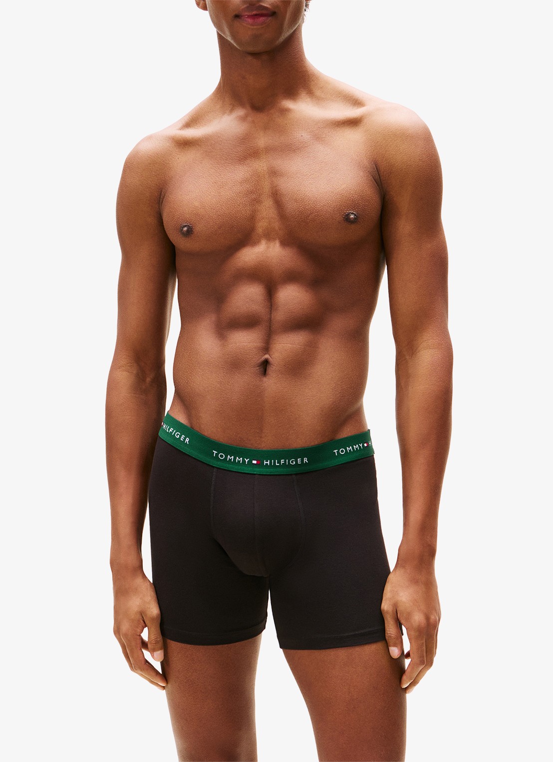 Tommy Hilfiger Boxershorts met logoband in 3-pack - voorkant 7 lichtgroen