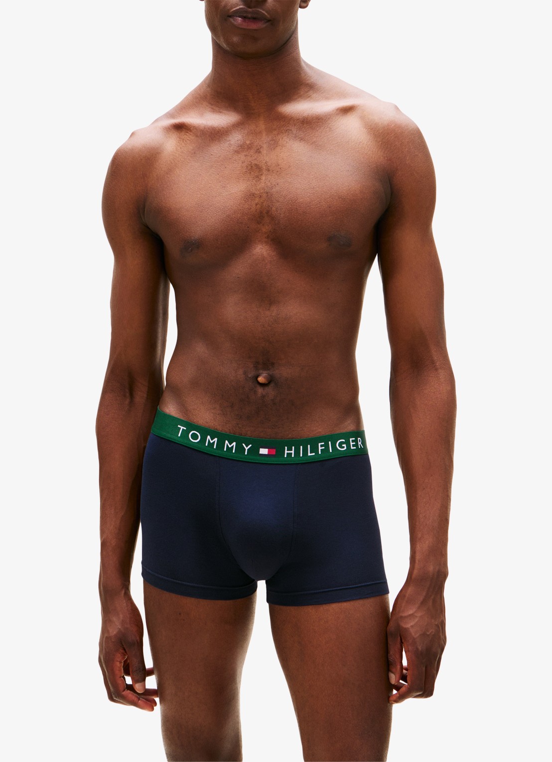 Tommy Hilfiger Boxershorts met logoband in 3-pack - voorkant 6 groen