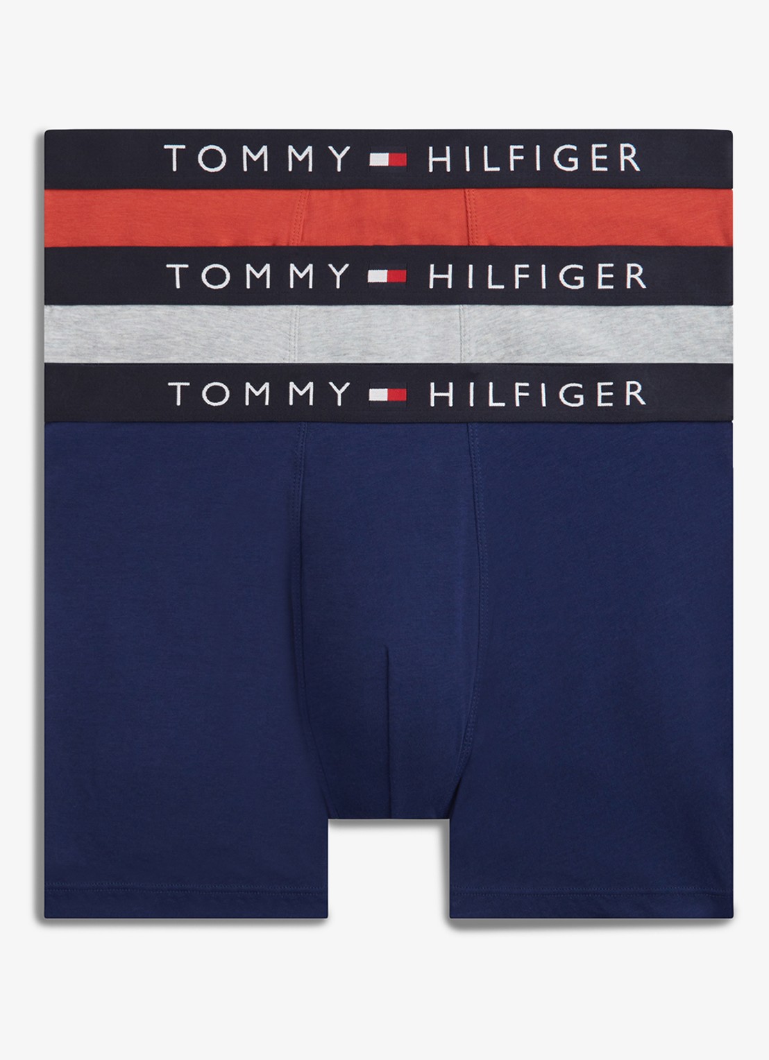 Tommy Hilfiger Boxershorts met logoband in 3-pack - voorkant 4 multicolor
