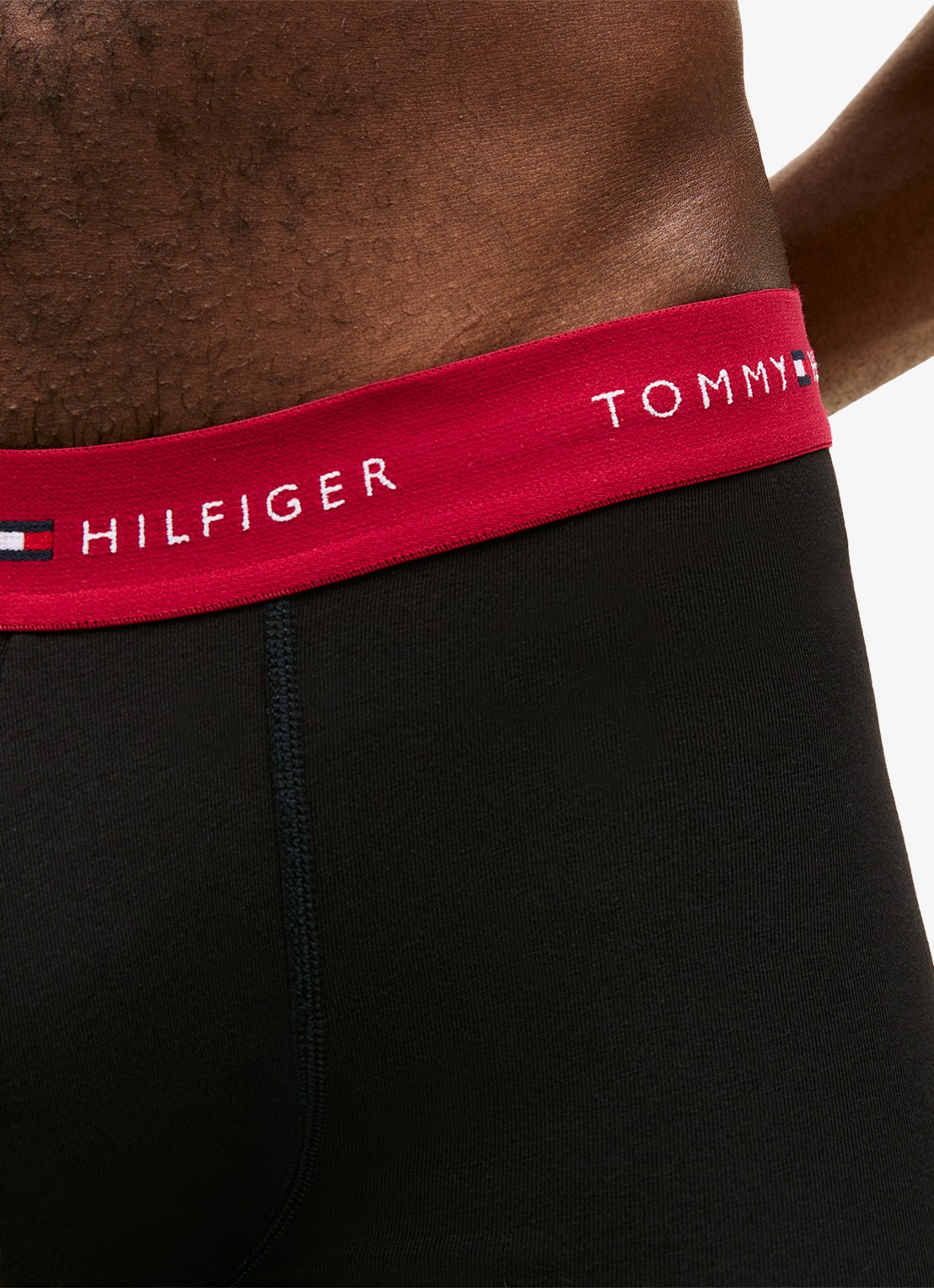 Tommy Hilfiger Boxershorts met logoband in 3-pack - detail 4 rood