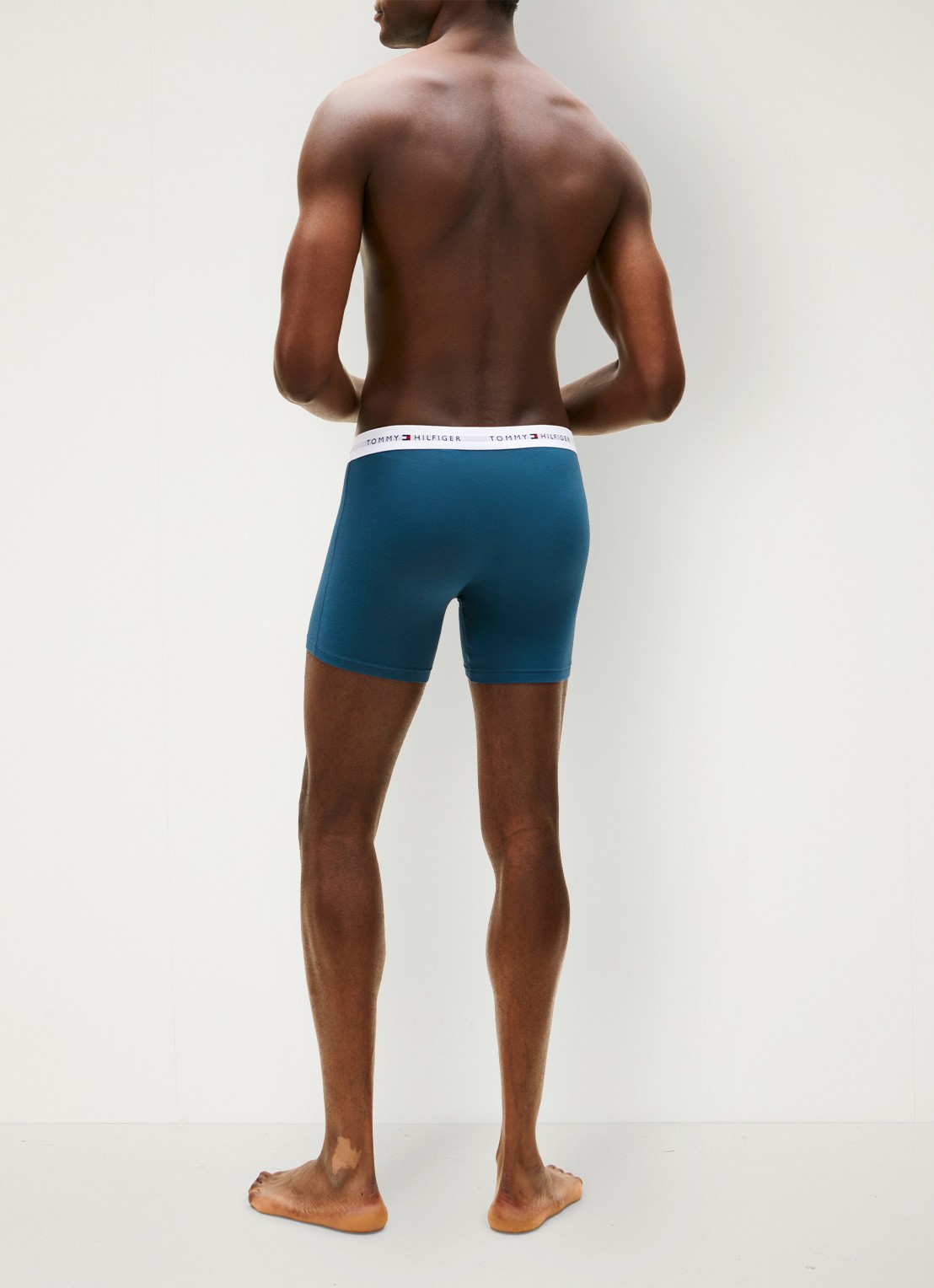 Tommy Hilfiger Boxershorts met logoband in 3-pack - achterkant 4 multicolor