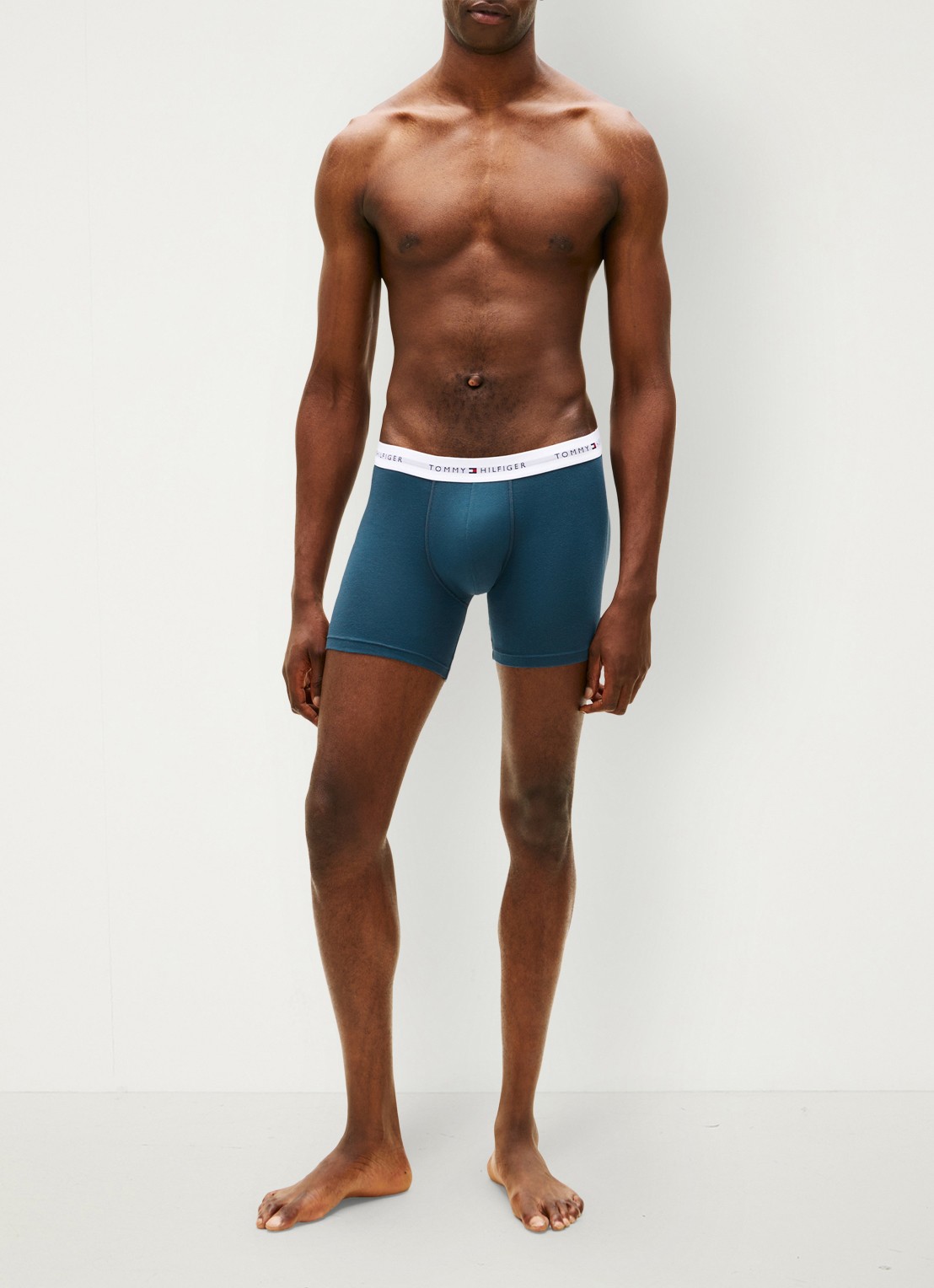 Tommy Hilfiger Boxershorts met logoband in 3-pack - voorkant 6 multicolor