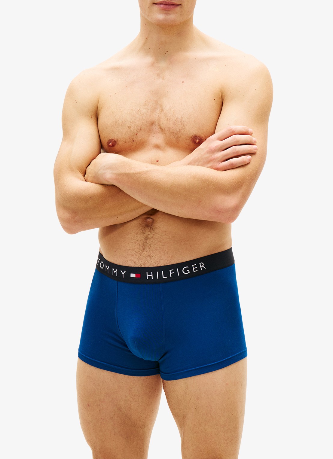Tommy Hilfiger Boxershorts met logoband in 3-pack - detail 4 blauw
