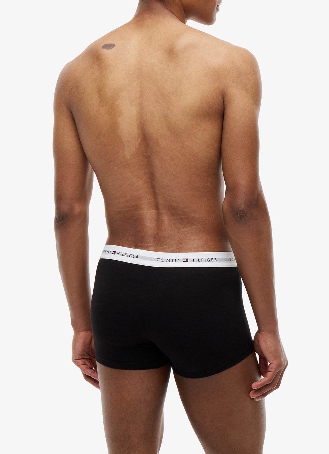 Tommy Hilfiger Boxershorts met logoband in 3-pack - achterkant 5 zwart