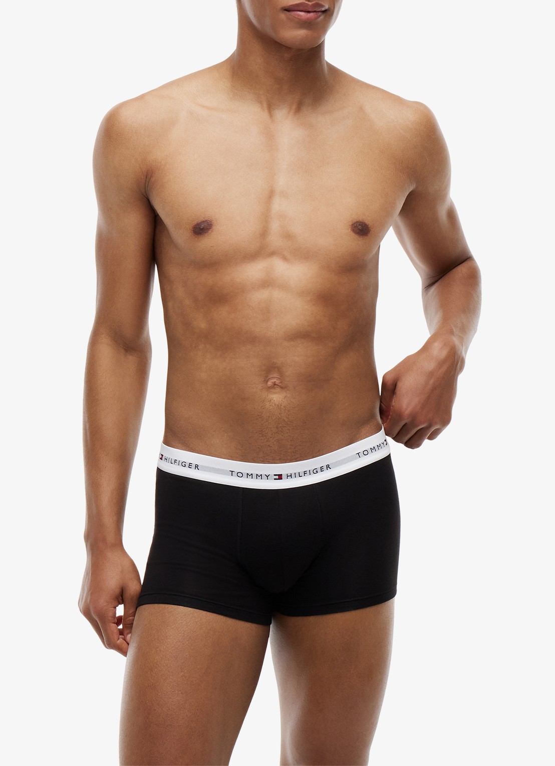 Tommy Hilfiger Boxershorts met logoband in 3-pack - detail 3 zwart