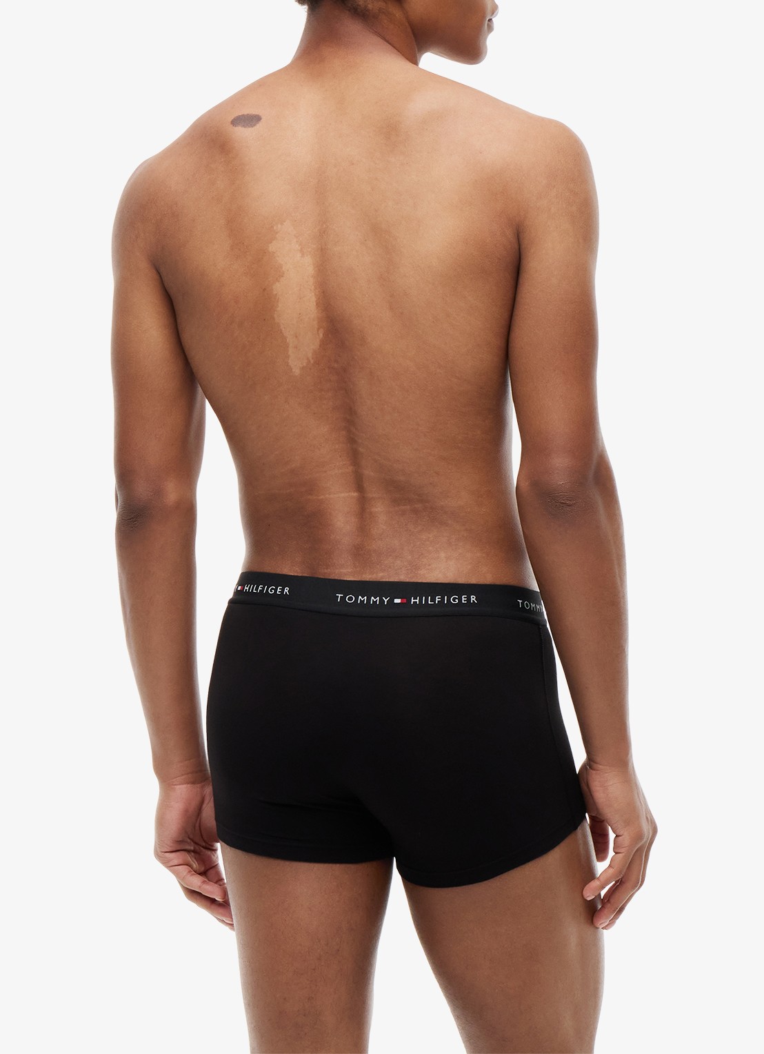 Tommy Hilfiger Boxershorts met logoband in 3-pack - achterkant grijsmele