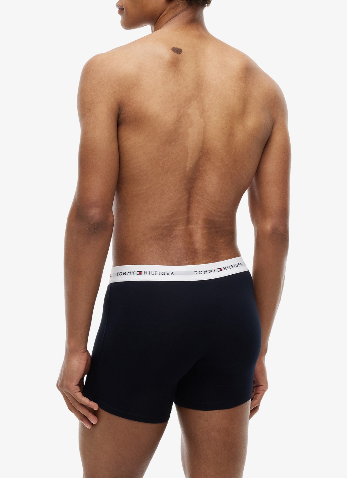 Tommy Hilfiger Boxershorts met logoband in 3-pack - achterkant 7 zwart