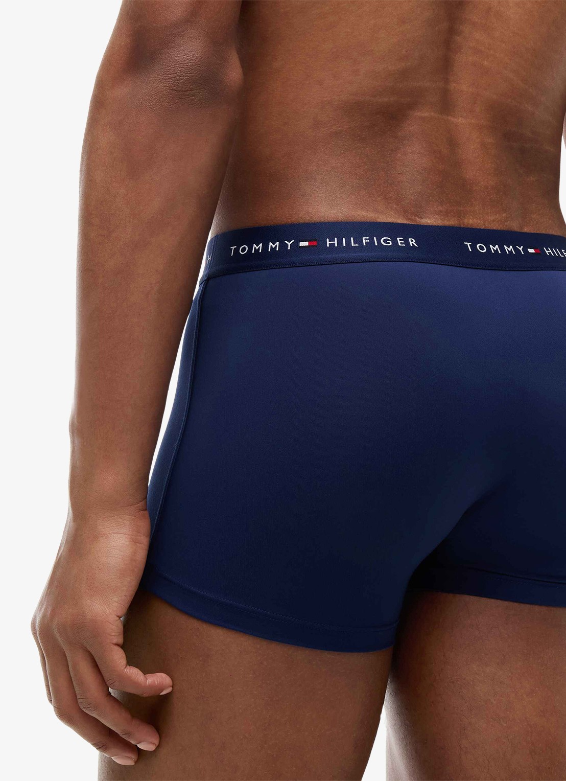 Tommy Hilfiger Boxershorts met logoband in 3-pack - detail 2 donkerblauw