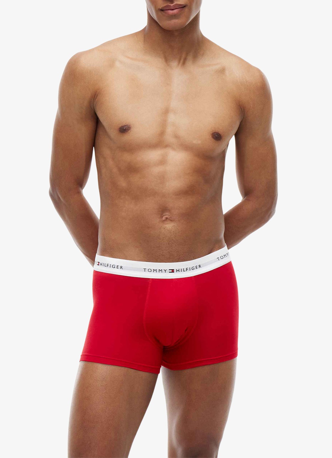 Tommy Hilfiger Boxershorts met logoband in 3-pack - detail 3 rood