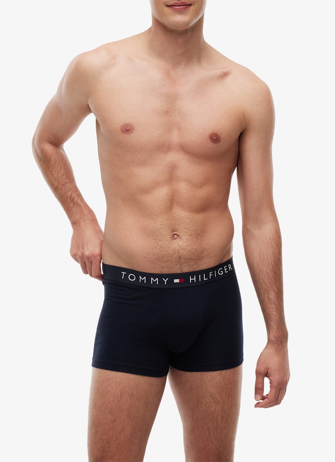 Tommy Hilfiger Boxershorts met logoband in 3-pack - detail 4 naturel