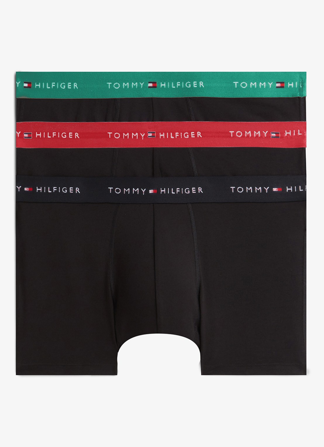 Tommy Hilfiger Boxershorts met logoband in 3-pack - voorkant undefined