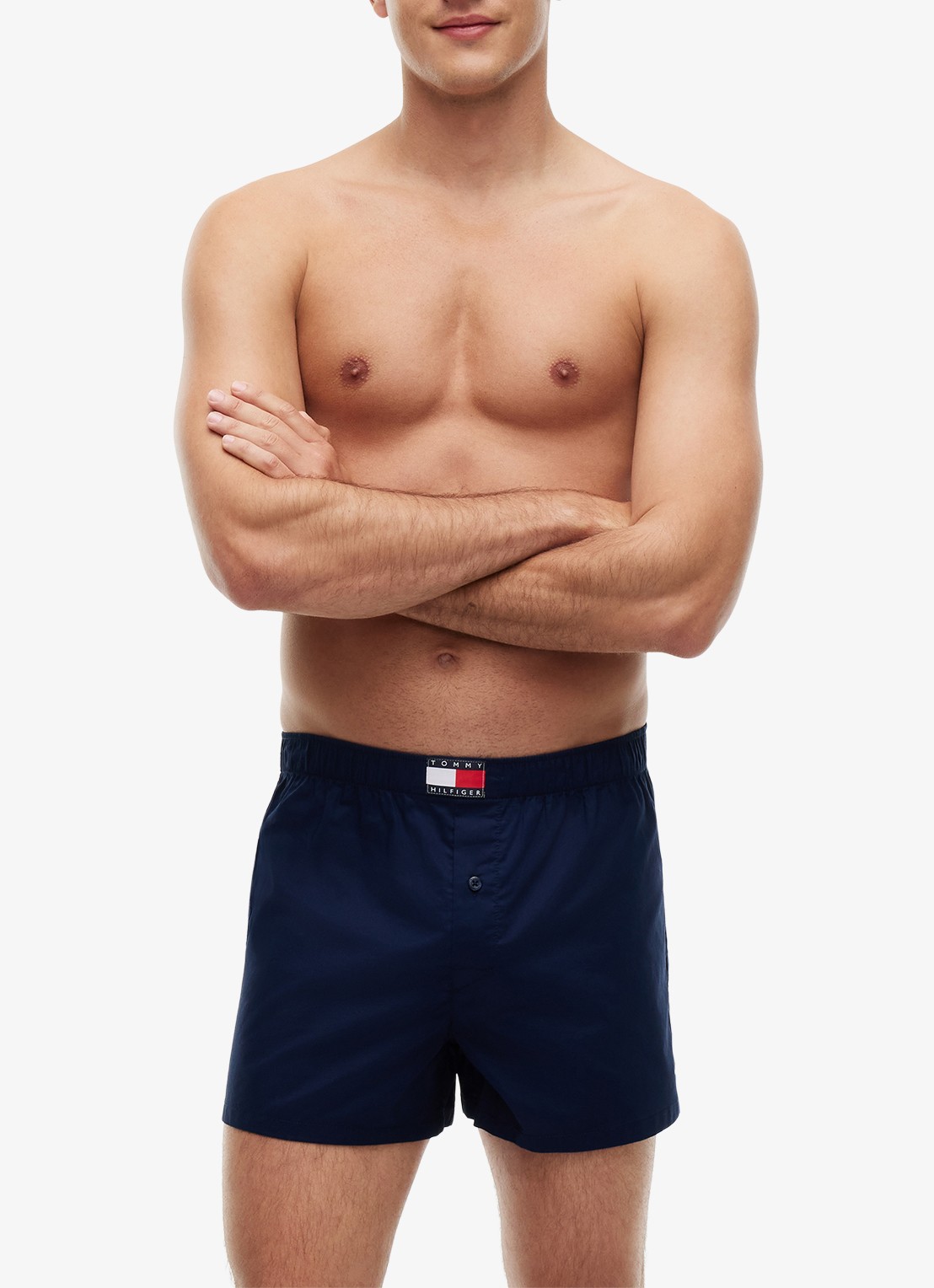 Tommy Hilfiger Boxershorts met logoband in 3-pack - detail 3 donkerblauw