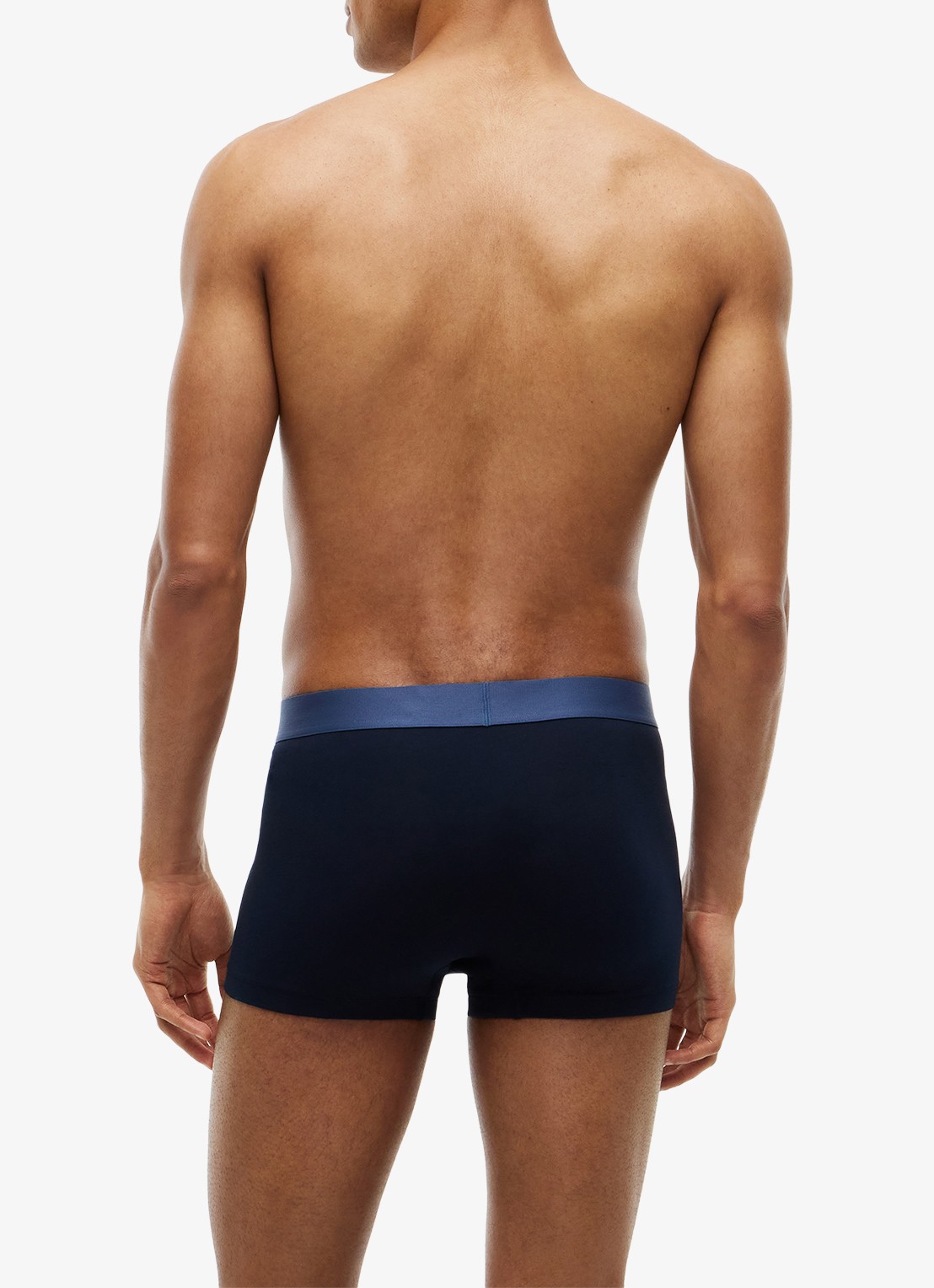Tommy Hilfiger Boxershorts met logoband in 3-pack - achterkant 4 zwart