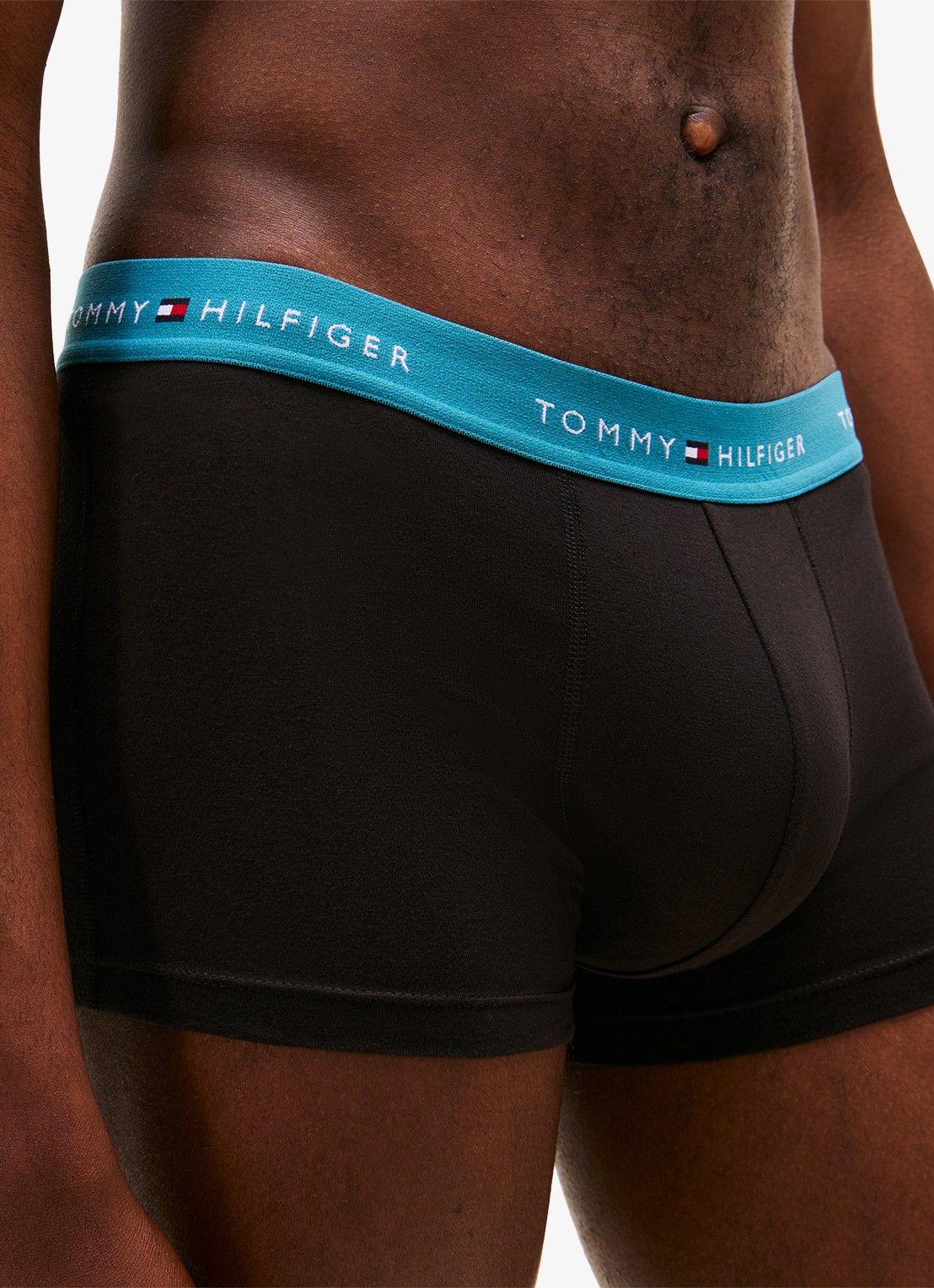 Tommy Hilfiger Boxershorts met logoband in 5-pack - detail 2 lichtblauw
