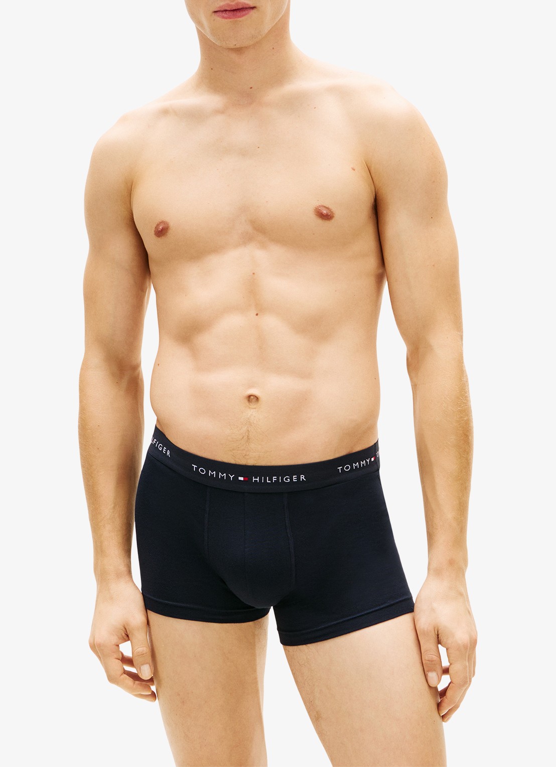 Tommy Hilfiger Boxershorts met logoband in 5-pack - detail 6 donkerblauw