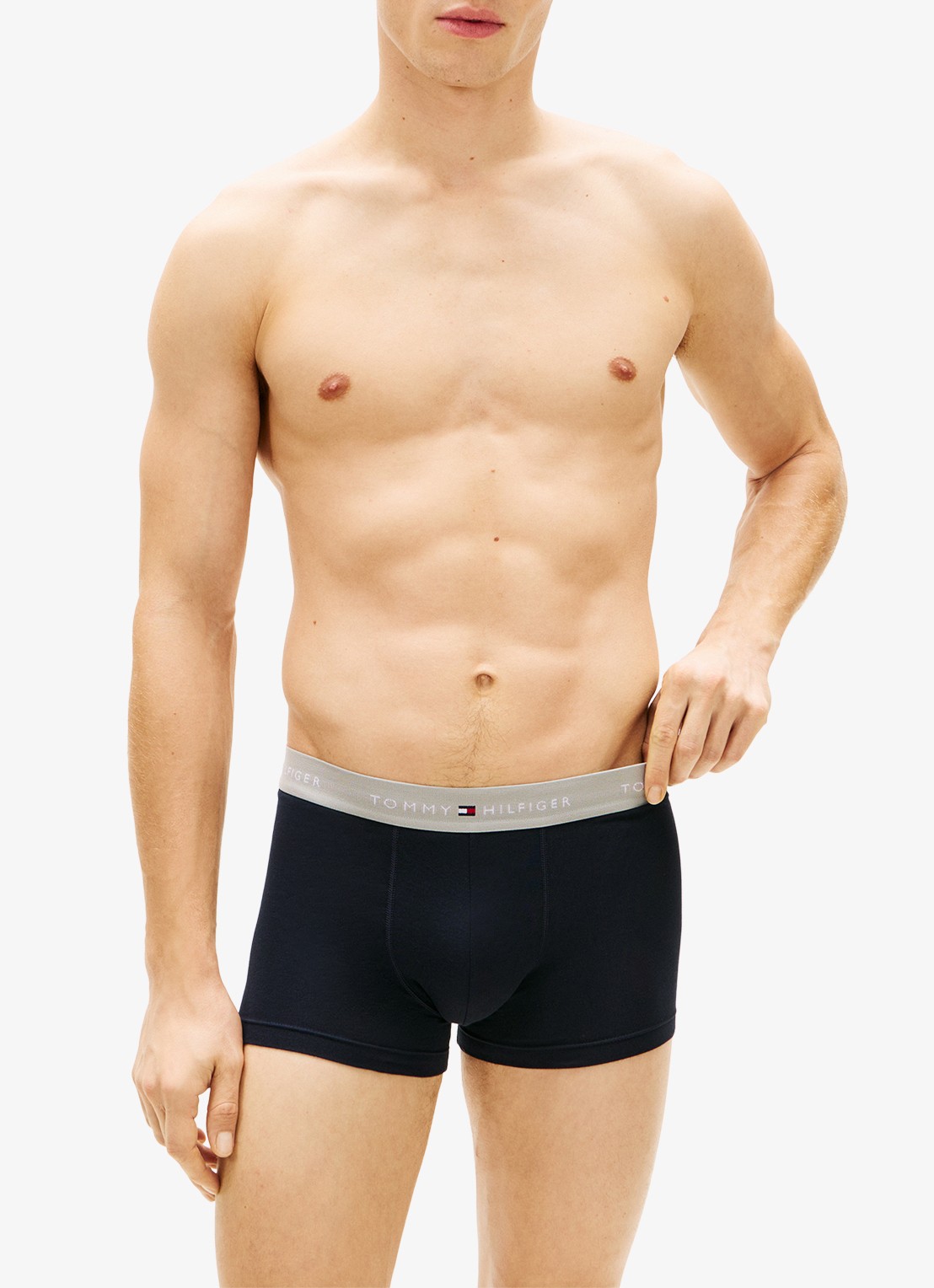 Tommy Hilfiger Boxershorts met logoband in 5-pack - detail 7 donkerblauw