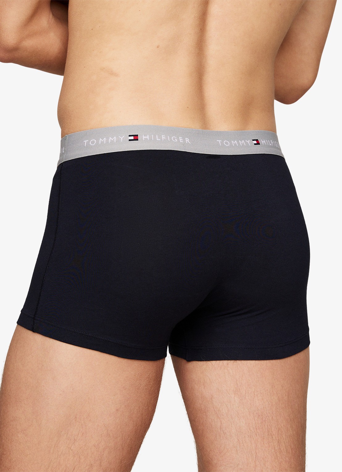 Tommy Hilfiger Boxershorts met logoband in 5-pack - detail 8 donkerblauw