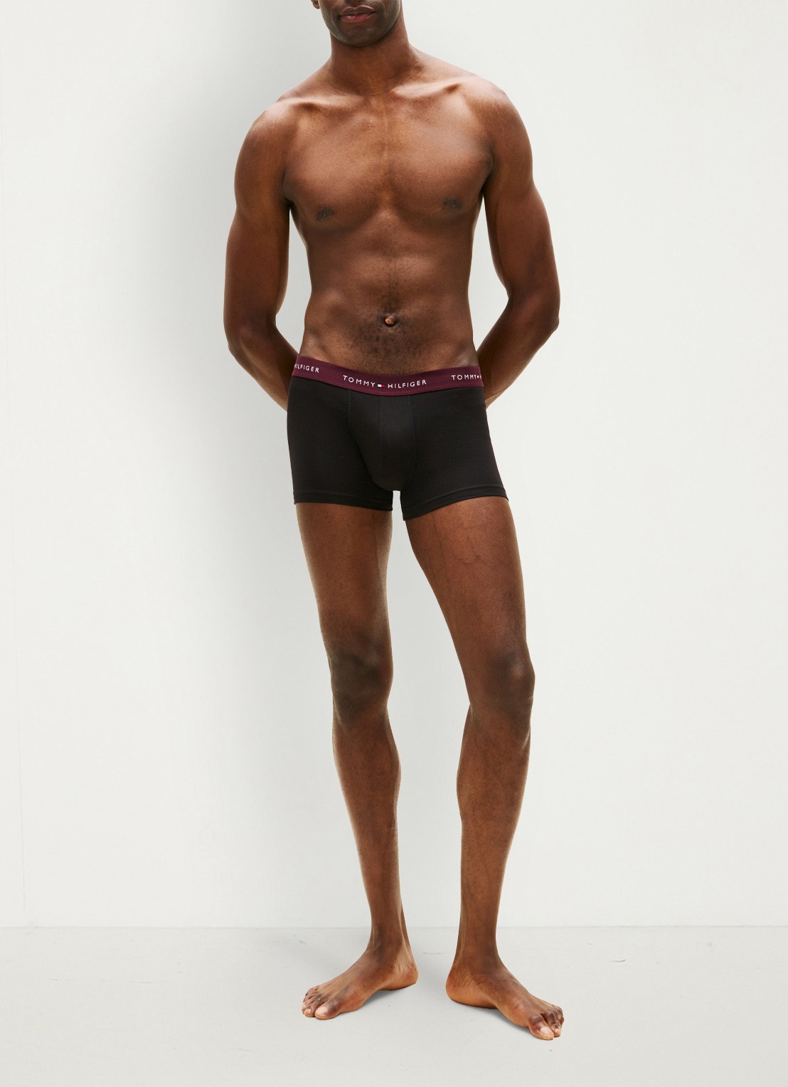 Tommy Hilfiger Boxershorts met logoband in 5-pack - voorkant 3 rood