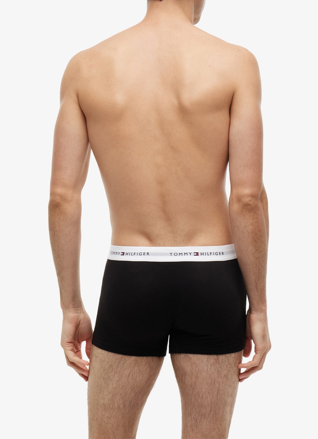 Tommy Hilfiger Boxershorts met logoband in 5-pack - achterkant 5 zwart