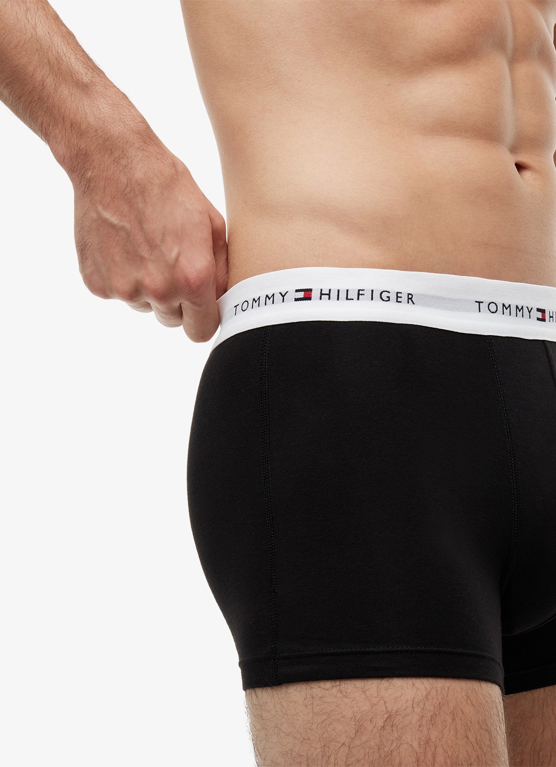 Tommy Hilfiger Boxershorts met logoband in 5-pack - detail 2 zwart