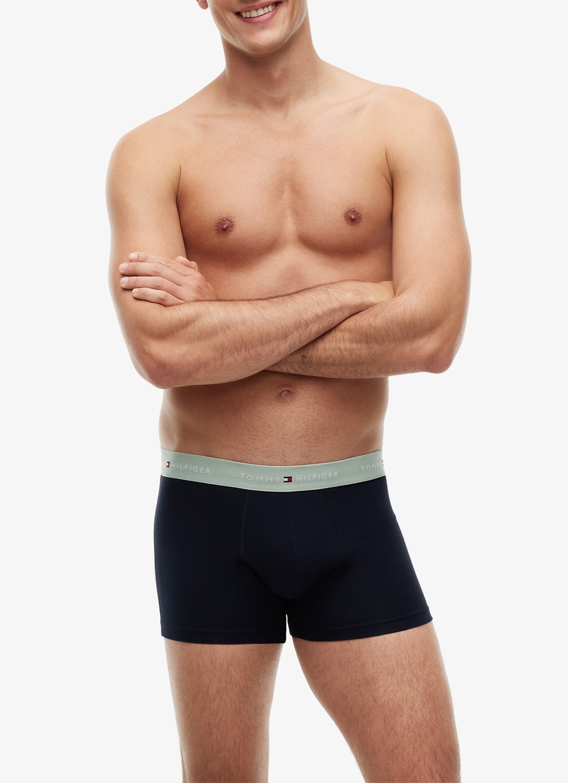 Tommy Hilfiger Boxershorts met logoband in 5-pack - detail 4 zwart