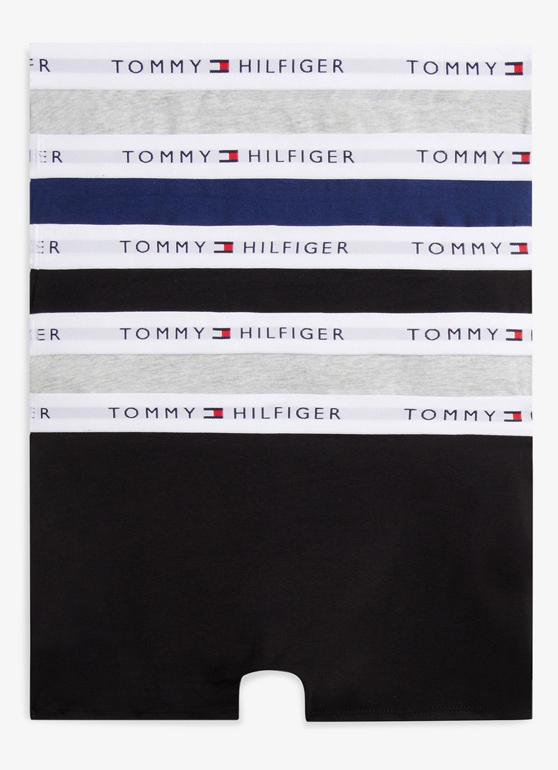 Tommy Hilfiger Boxershorts met logoband in 5-pack - achterkant 2 multicolor