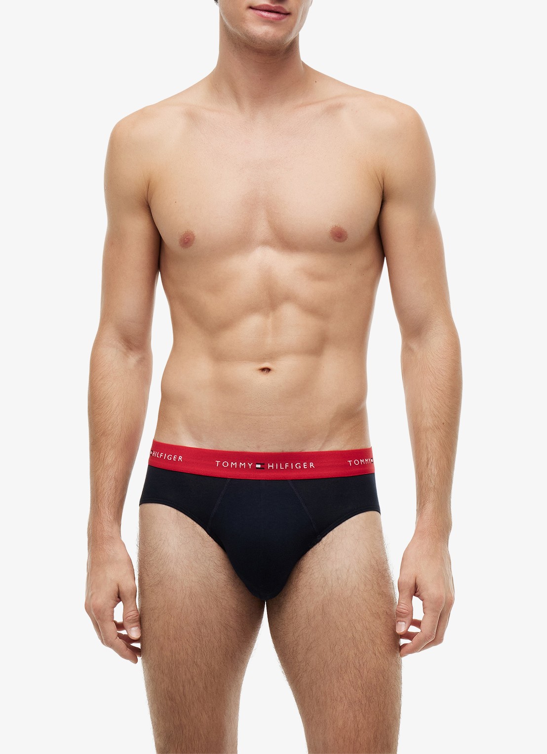 Tommy Hilfiger Boxerslip met logoband in 3-pack - detail 6 rood