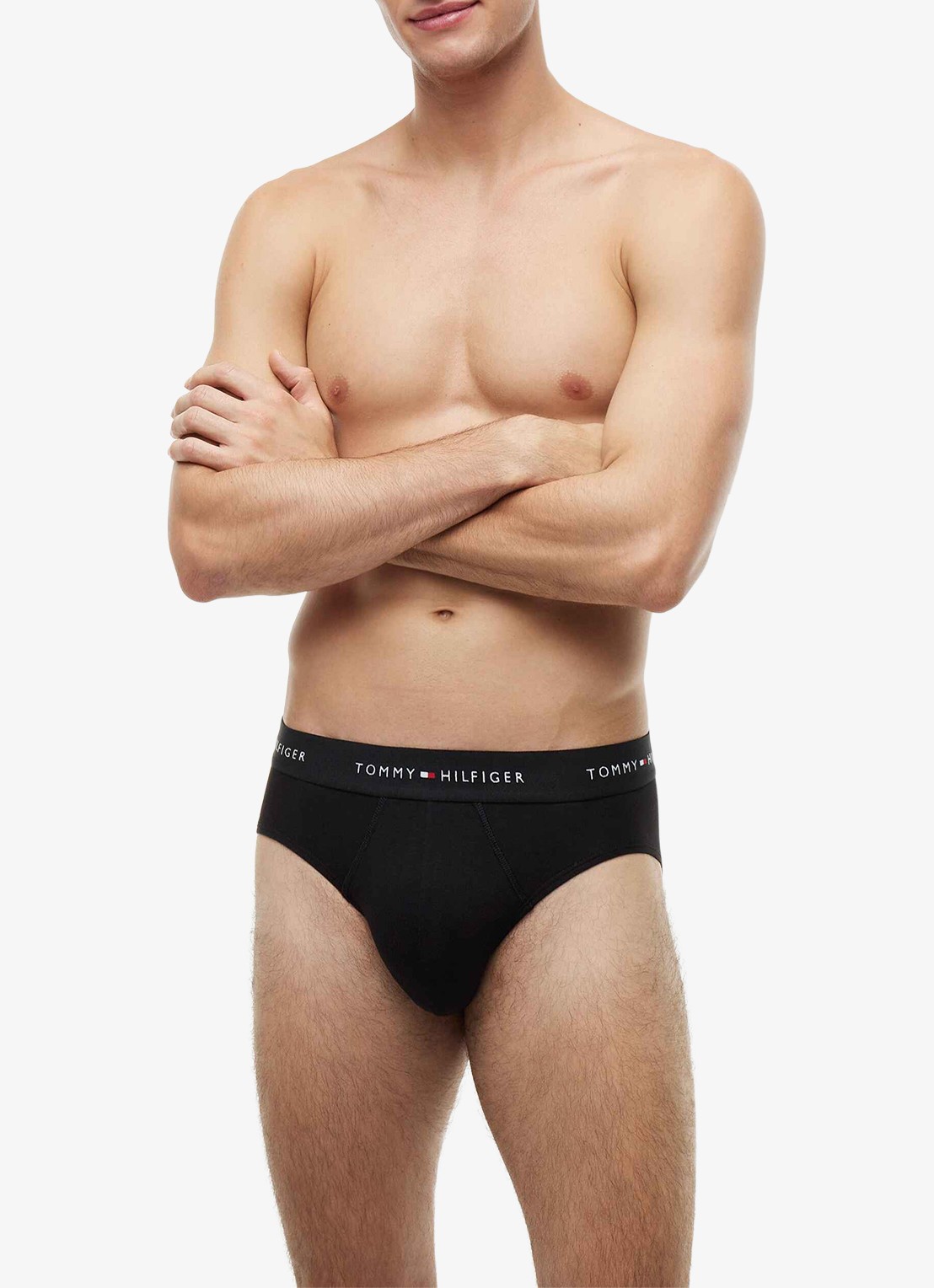 Tommy Hilfiger Boxerslip met logoband in 3-pack - detail 2 zwart