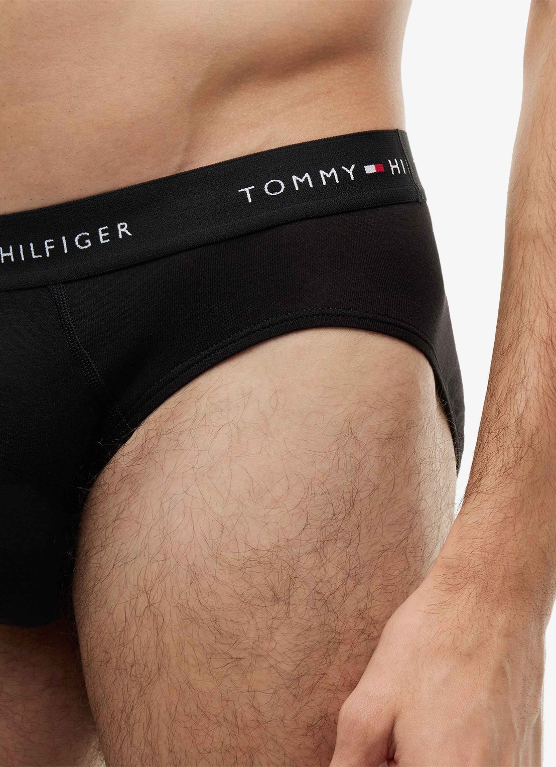 Tommy Hilfiger Boxerslip met logoband in 3-pack - detail 3 zwart