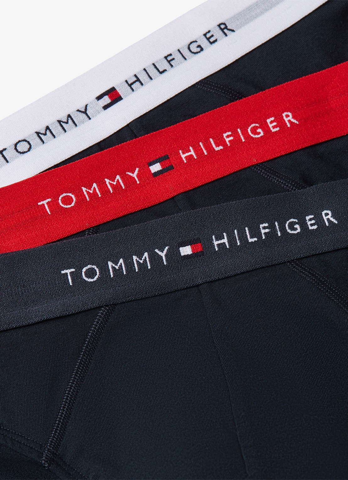 Tommy Hilfiger Boxerslips met logoband in 3-pack - detail 7 des sky/primary red/white-05m