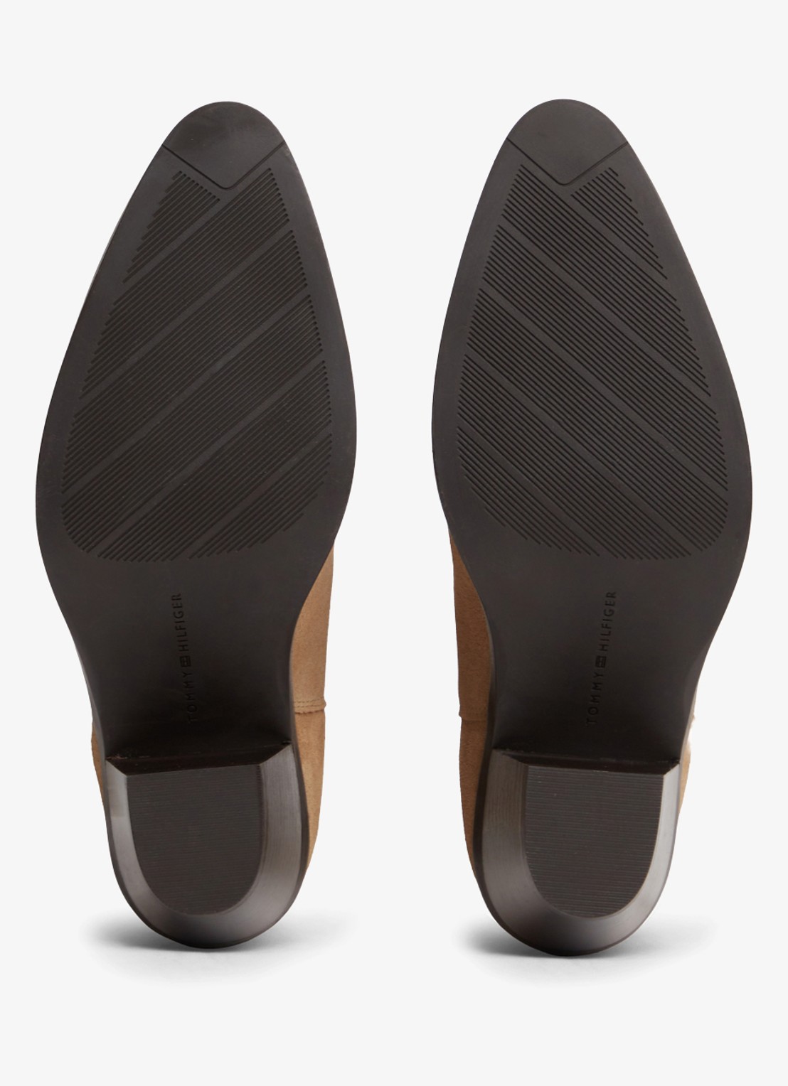 Tommy Hilfiger Chelsea boot van suède - detail 2 camel