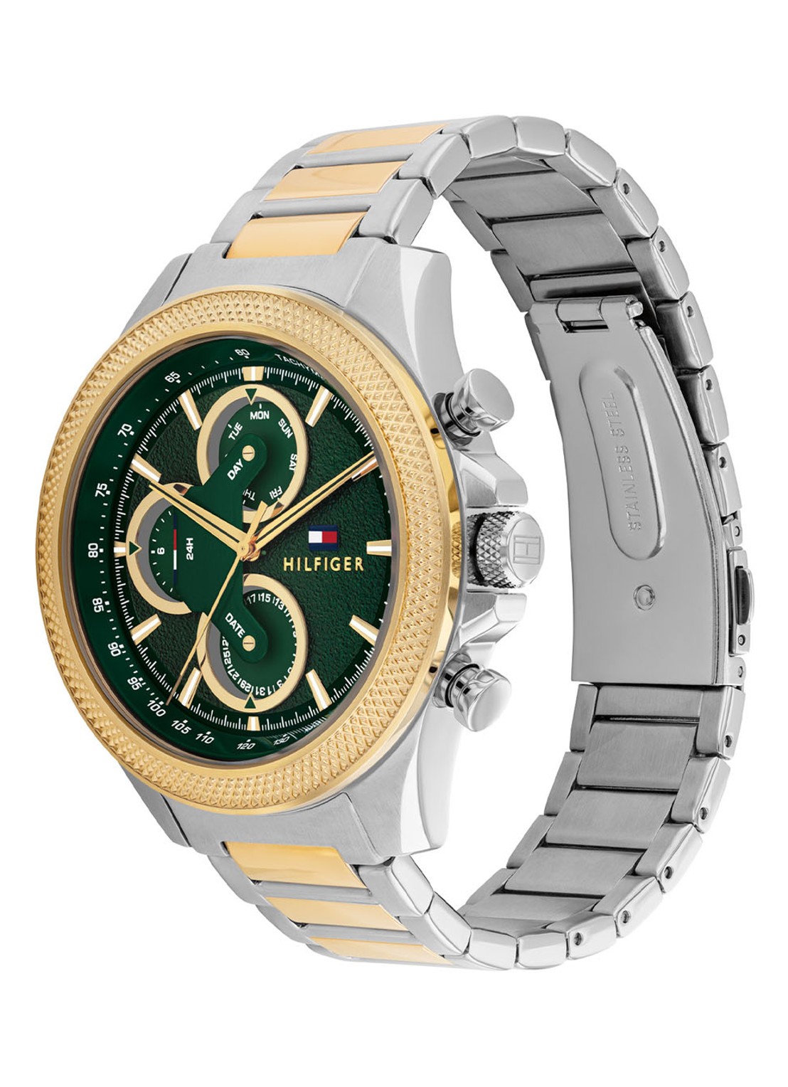 Tommy Hilfiger Clark horloge TH1792079  - detail zilver