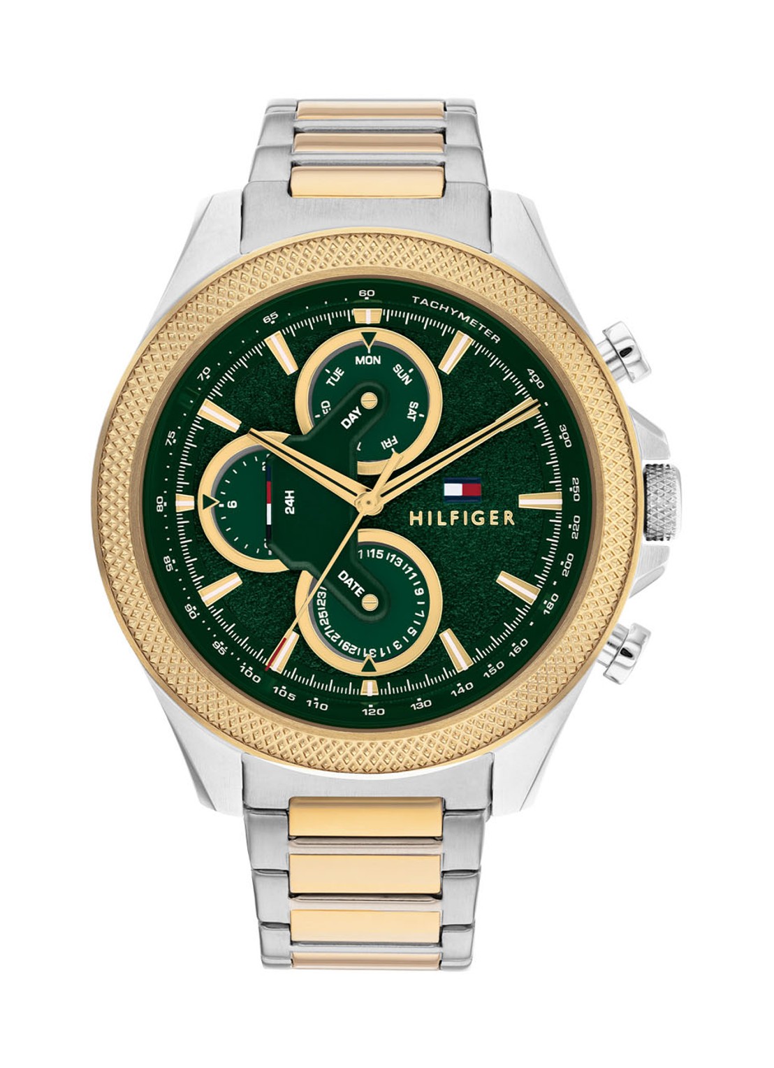 Tommy Hilfiger Clark horloge TH1792079  - voorkant 3 zilver