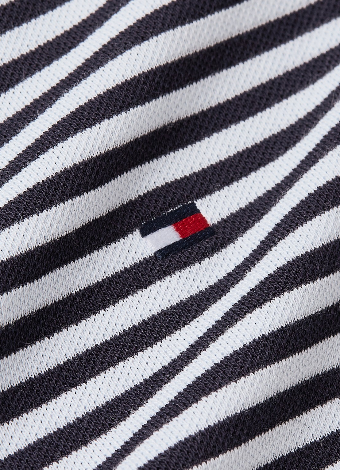 Tommy Hilfiger Core regular fit polo van piqué katoen met logoborduring - detail 5 breezy blue / dessert / blauw