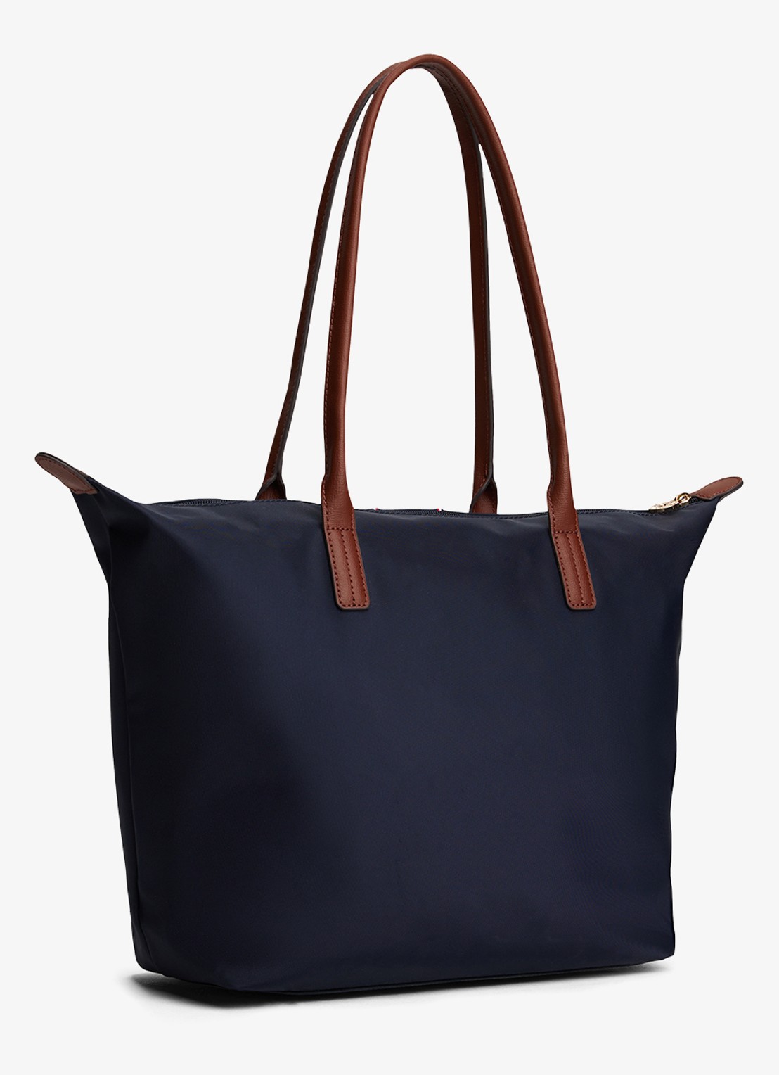 Tommy Hilfiger Corporate tot shopper met logo - achterkant 3 donkerblauw