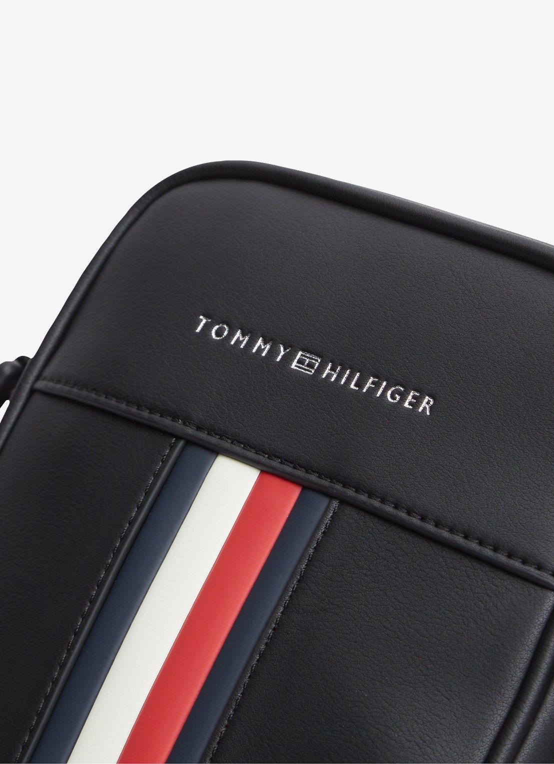 Tommy Hilfiger Crossbodytas met logo - detail 4 diepzwart