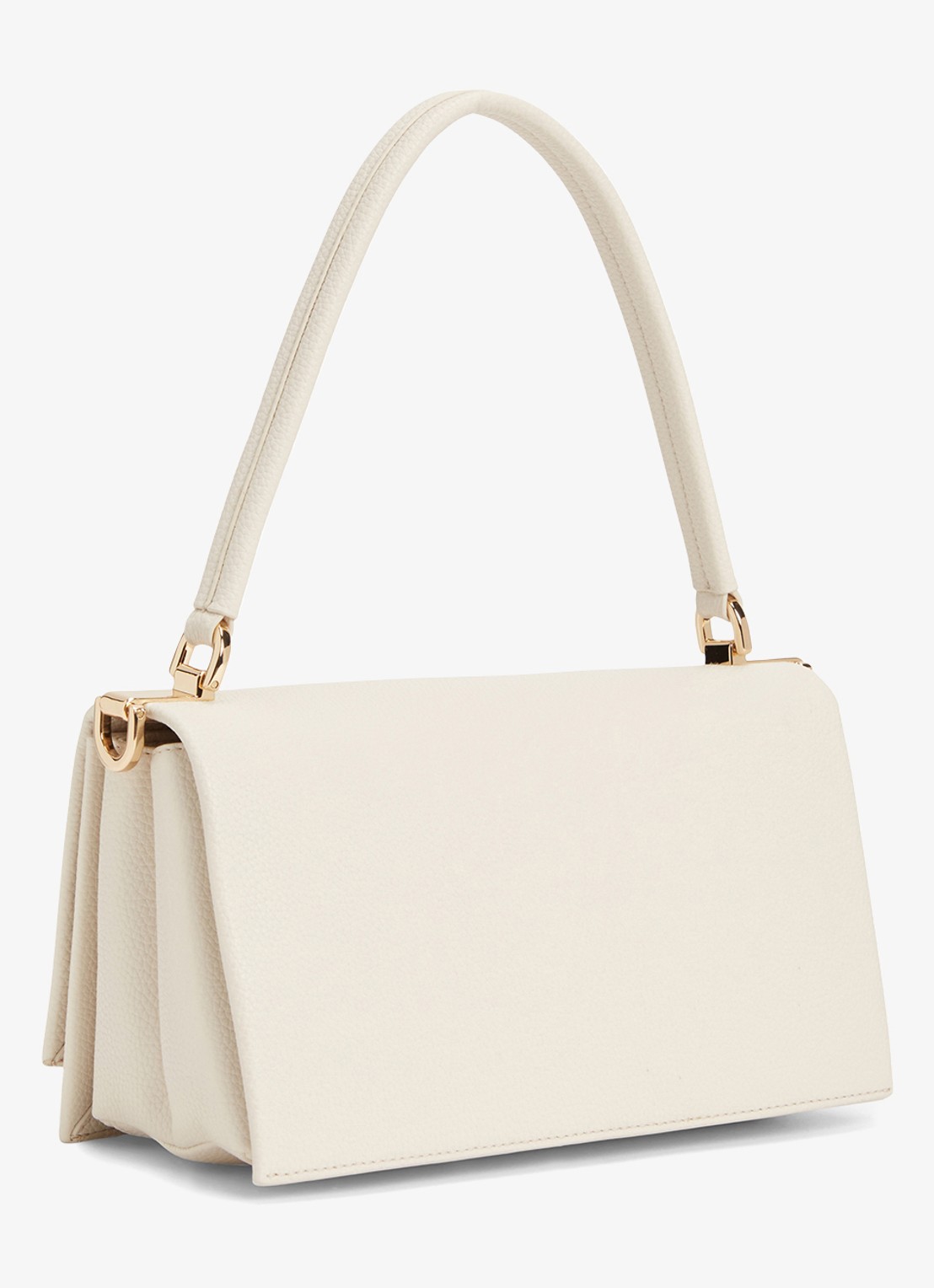 Tommy Hilfiger Crossbodytas van imitatieleer - achterkant 5 creme