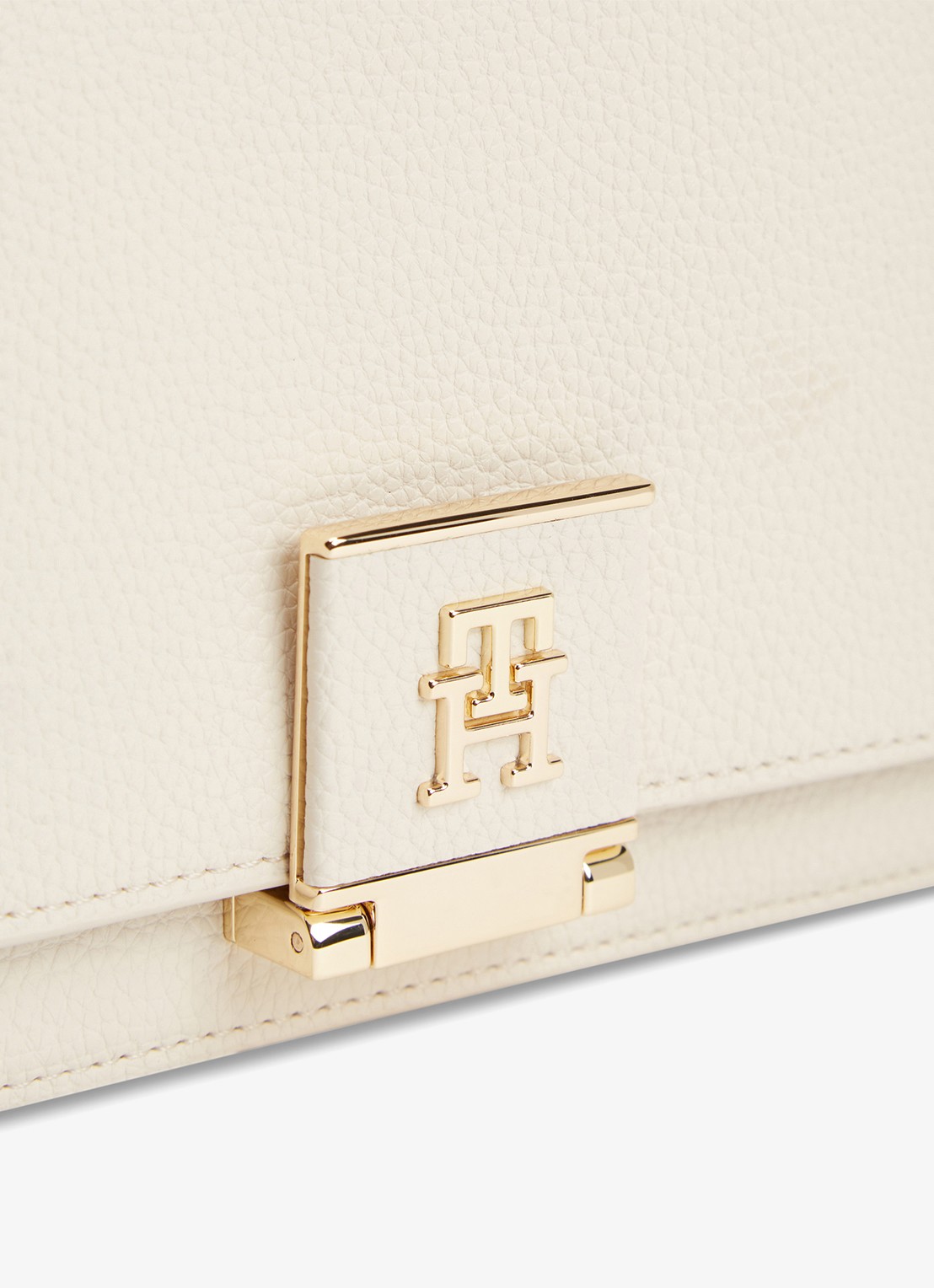 Tommy Hilfiger Crossbodytas van imitatieleer - detail 4 creme